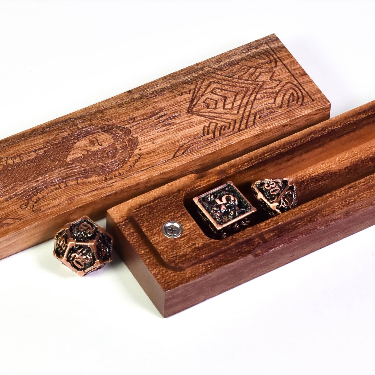 Boite à Dés - Coffret rectangulaire en bois0Tales of Dice