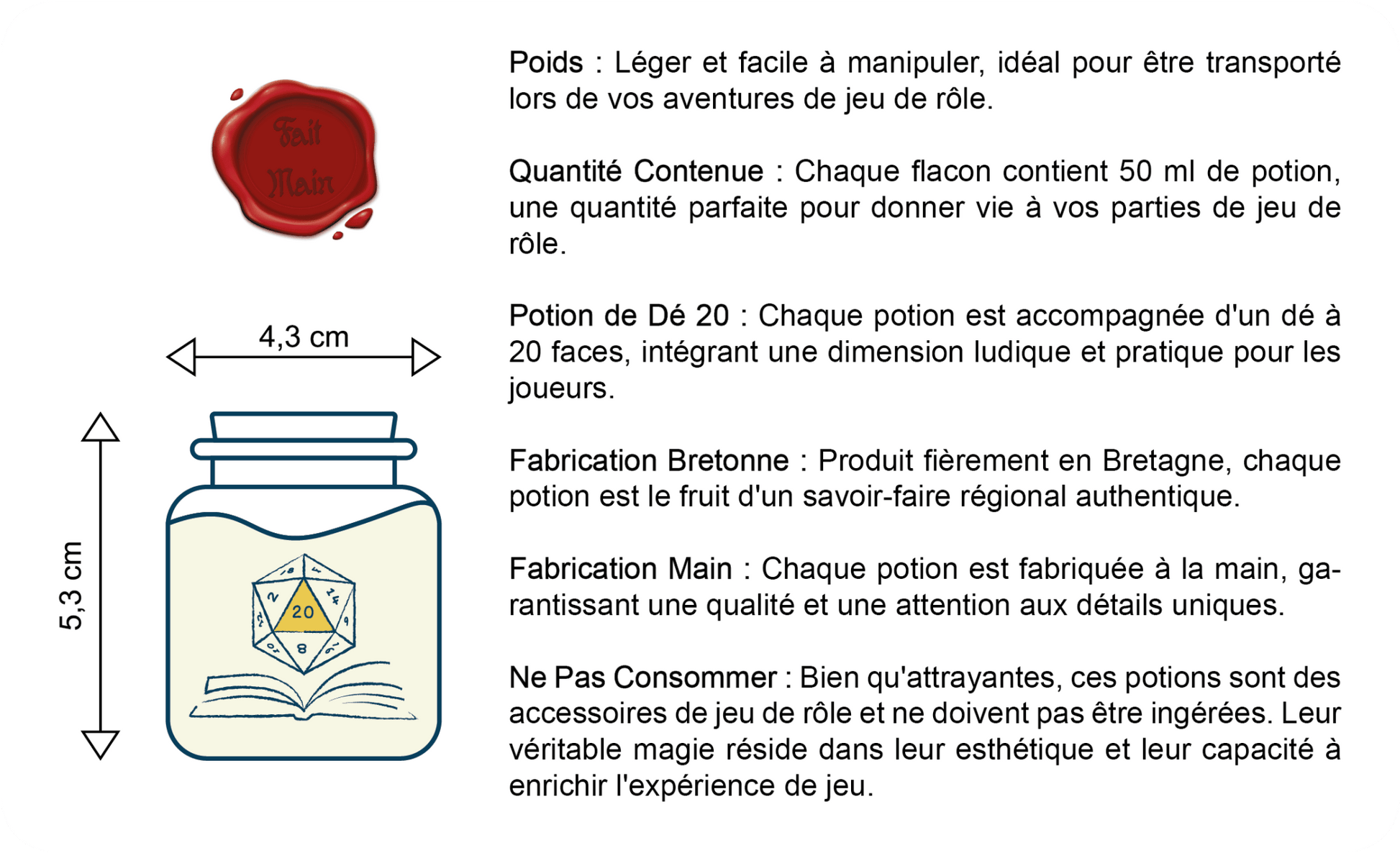 Modeste potion - Potion de Résistance au FeuTales of Dice